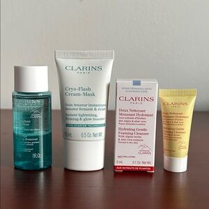 Clarins skincare set